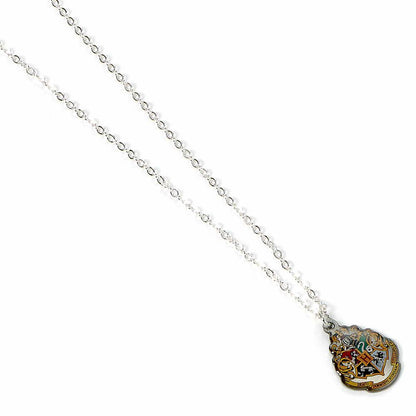 Harry Potter hanger & ketting Hogwarts (verzilverd)