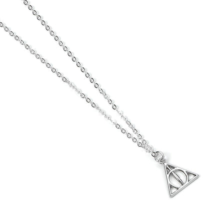 Harry Potter Pendant & Necklace Deathly Hallows (verzilverd)