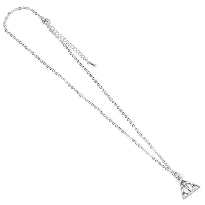 Harry Potter Pendant & Necklace Deathly Hallows (verzilverd)