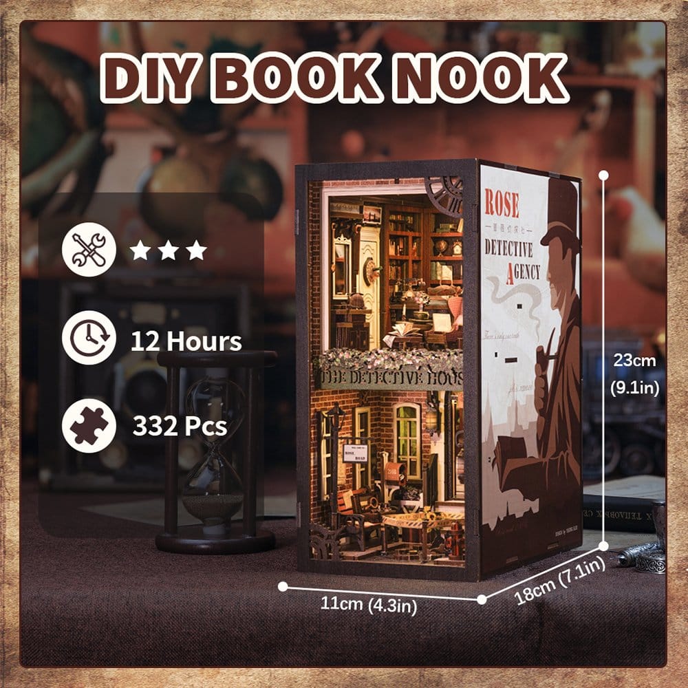 Boek Nook Rose Detective Agency 23 x 11 cm