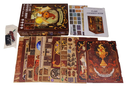 Boek Nook Flame Common Room 23 x 11 cm
