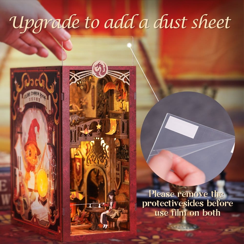 Boek Nook Flame Common Room 23 x 11 cm