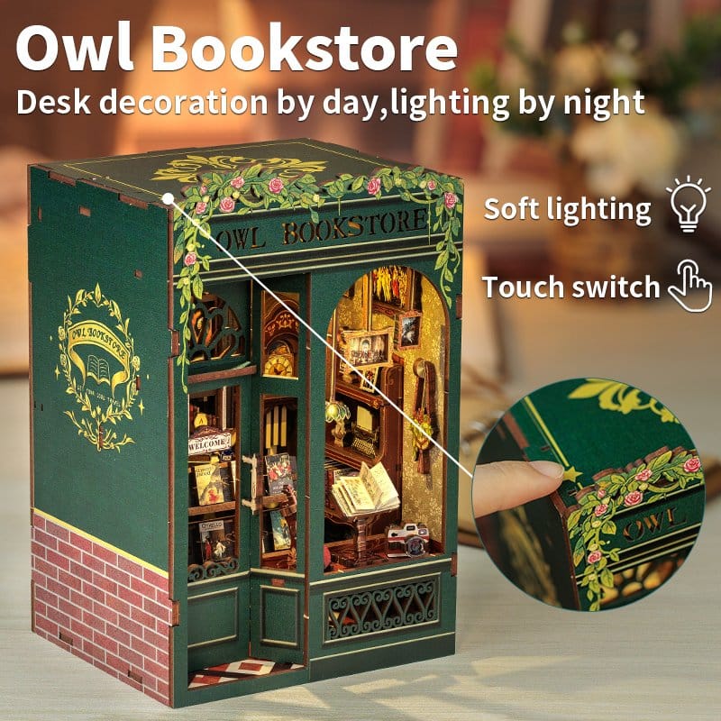 Boek Nook Uil Boekhandel 17 x 12 cm