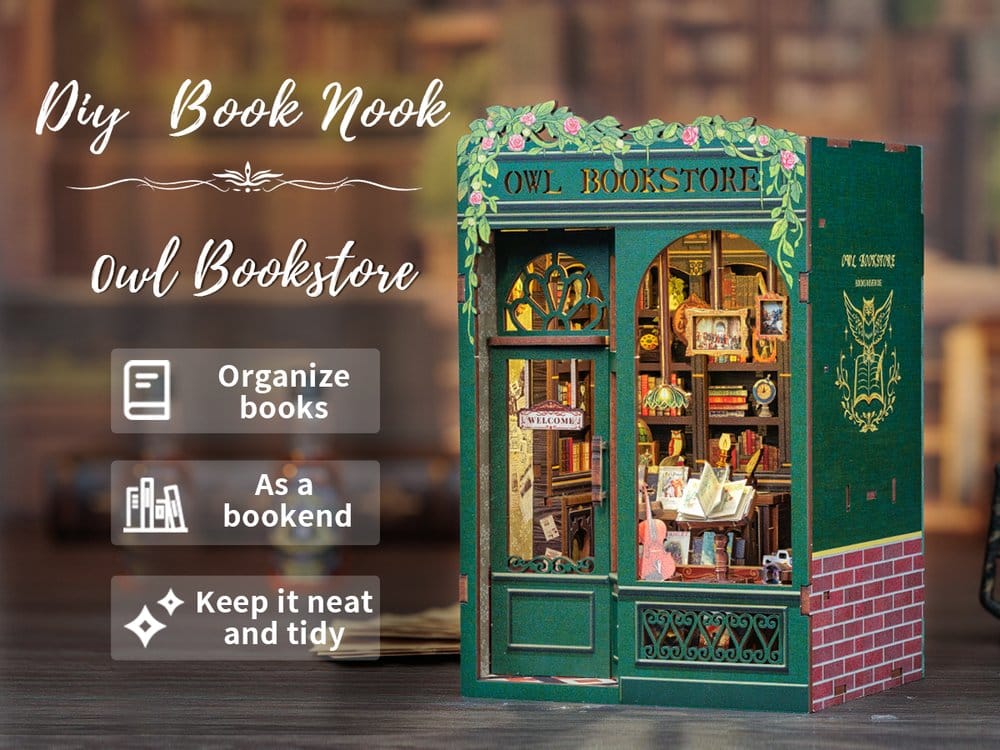 Boek Nook Uil Boekhandel 17 x 12 cm