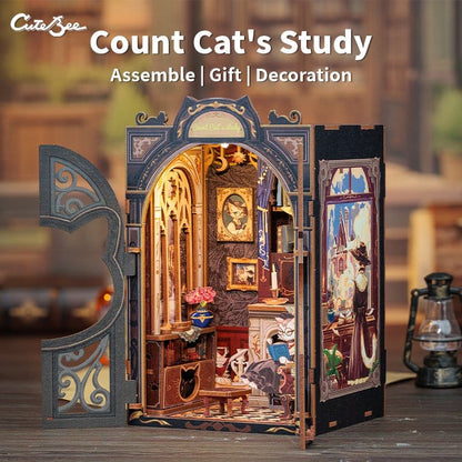 Boek Nook Count Cat's Study 17 x 12 cm