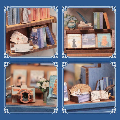 Boekenhoekje Literatuur Boekhandel 17 x 12 cm