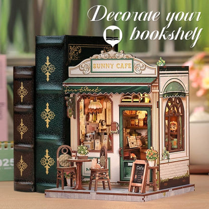 Miniatuurhuismodelbouwpakket Sunny Cafe 20 x 16 cm