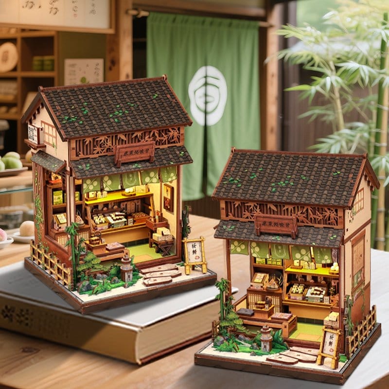 Miniatuurhuismodelbouwpakket Kanmi-dokoro Kurihara 19 x 15 cm
