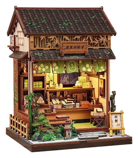 Miniatuurhuismodelbouwpakket Kanmi-dokoro Kurihara 19 x 15 cm