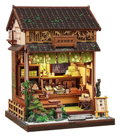 Miniatuurhuismodelbouwpakket Kanmi-dokoro Kurihara 19 x 15 cm