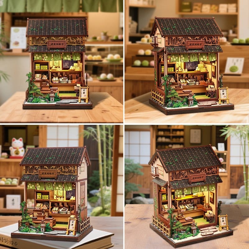 Miniatuurhuismodelbouwpakket Kanmi-dokoro Kurihara 19 x 15 cm