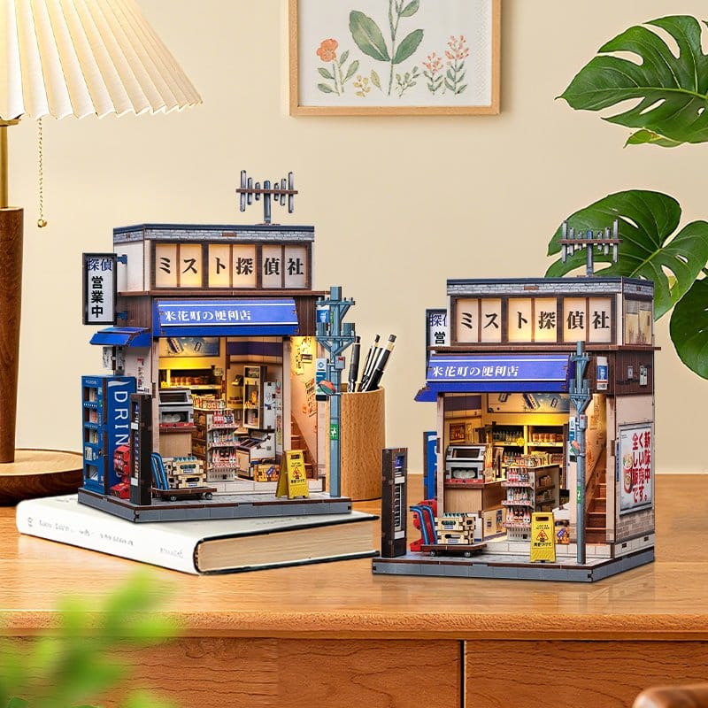Miniatuurhuismodelbouwset Beika-cho supermarkt 22 x 15 cm