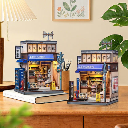 Miniatuurhuismodelbouwset Beika-cho supermarkt 22 x 15 cm
