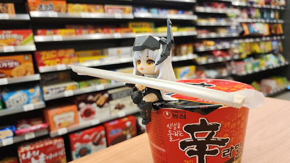 Godin van Victory: Nikke Cup Noodle Holder PVC Statue Sneeuwwitje 10 cm