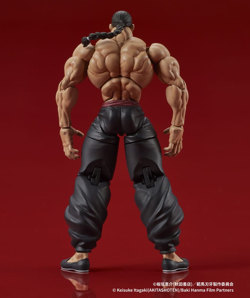 Baki Hanma Digaction-actiefiguur Retsu Kaioh 7 cm
