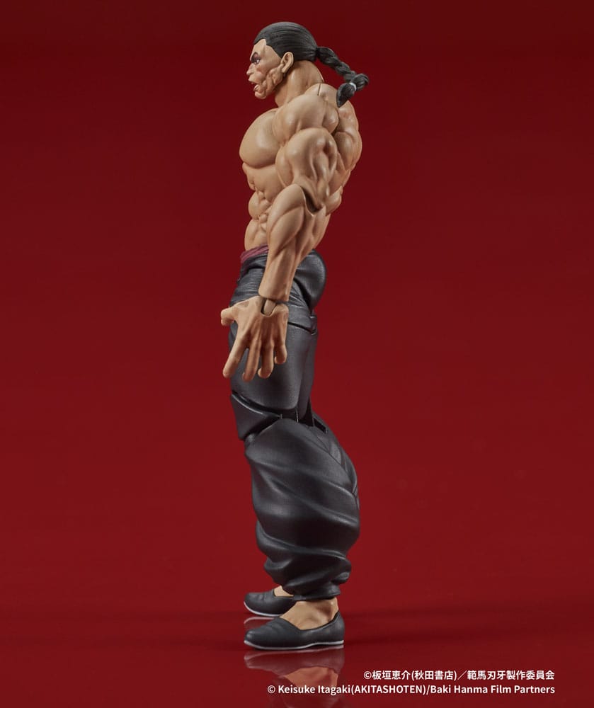 Baki Hanma Digaction-actiefiguur Retsu Kaioh 7 cm