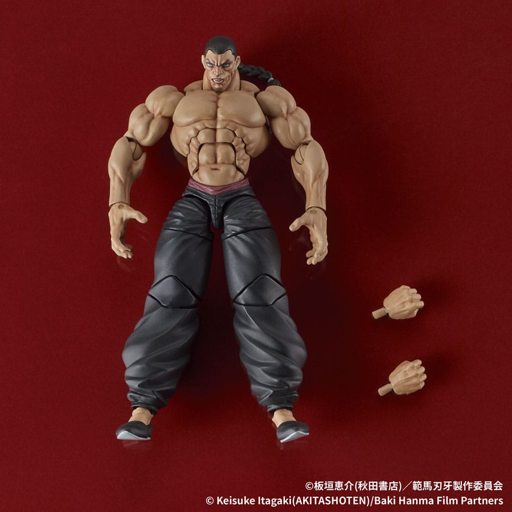 Baki Hanma Digaction-actiefiguur Retsu Kaioh 7 cm