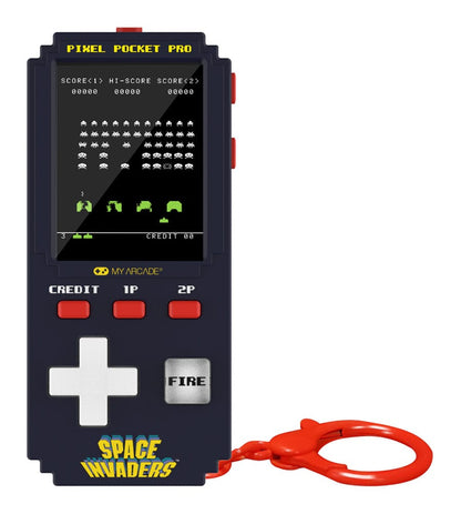 Space Invaders draagbaar gamingsysteem Pixel Pocket Pro