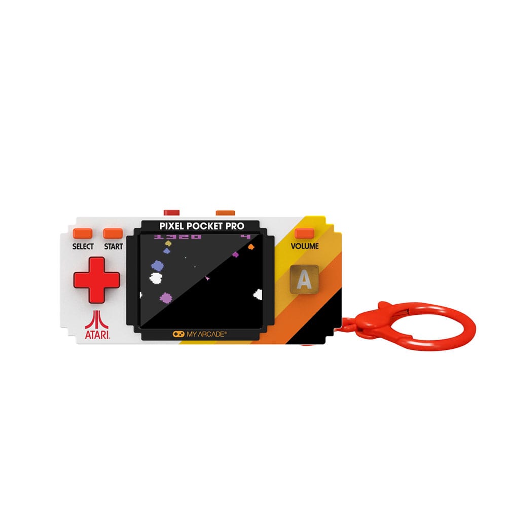 Mijn Arcade Atari draagbaar gamingsysteem Pixel Pocket Pro