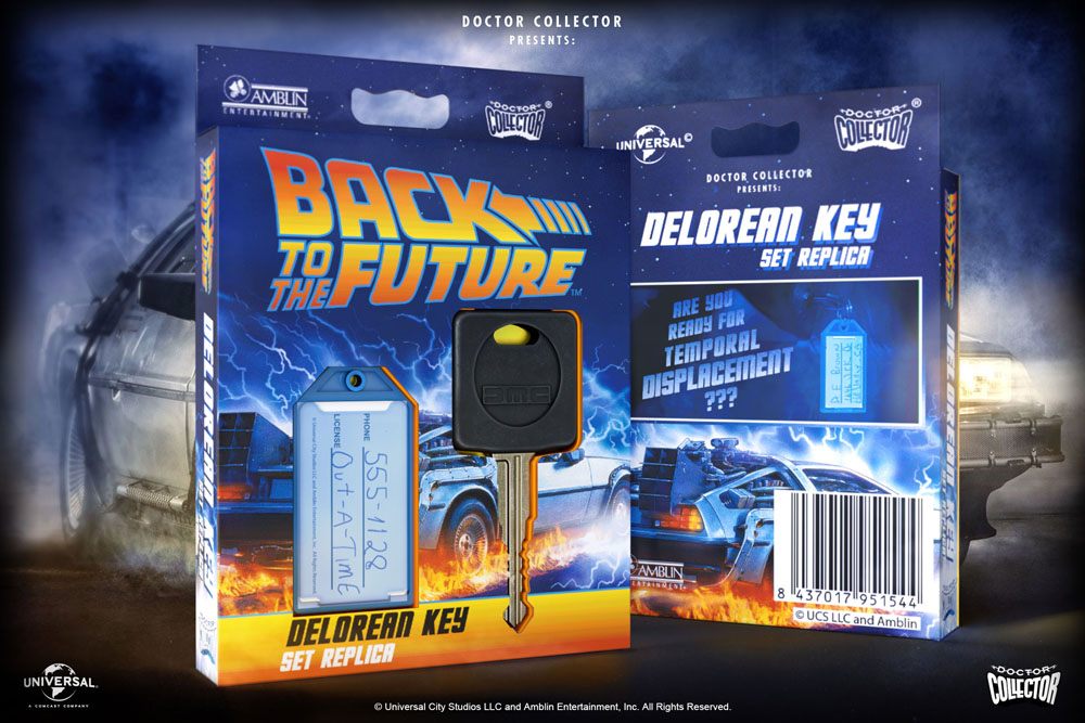 Terug naar de toekomstige replica 1/1 DeLorean Key