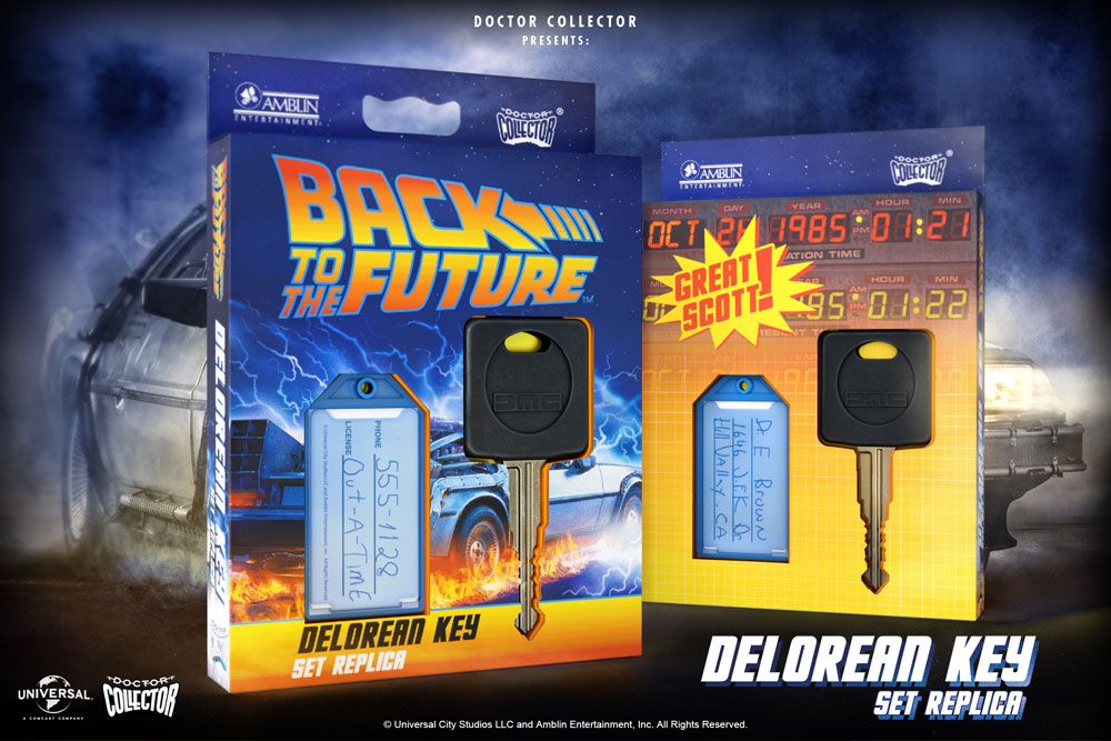 Terug naar de toekomstige replica 1/1 DeLorean Key