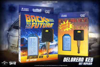 Terug naar de toekomstige replica 1/1 DeLorean Key