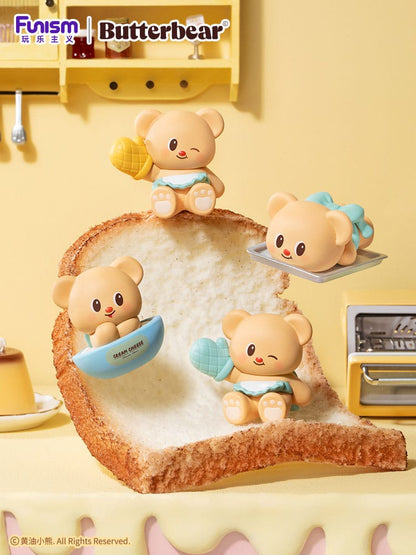 Butterbear Baked with Love-serie minifiguren, 3-pack, mollig gezicht, 9 cm display (6)