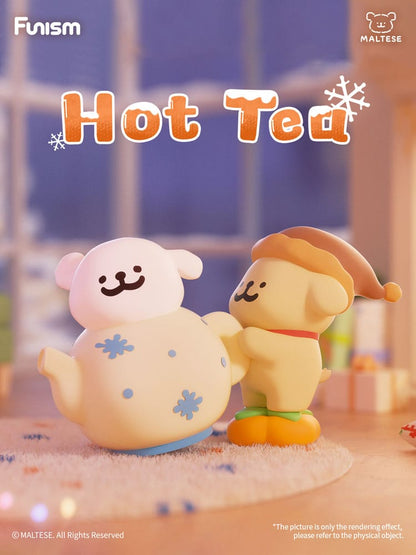 Maltese knuffelige momenten serie Mini -figuren 9 cm display (8)