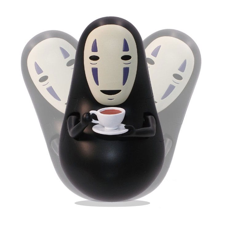 Spirited weg rond bodem beeldje No Face's Coffe Time 6 cm