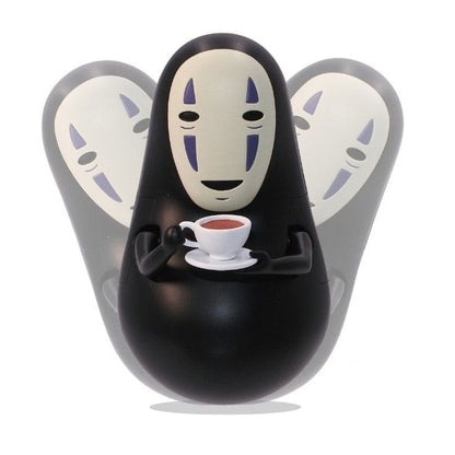 Spirited weg rond bodem beeldje No Face's Coffe Time 6 cm