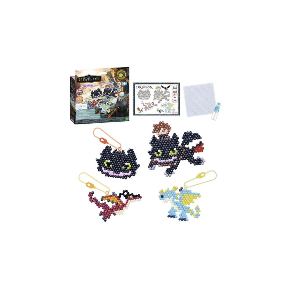 Hoe je je draak kunt trainen Aquabeads Knutselset sleutelhanger