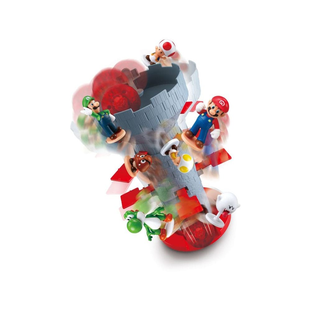 Super Mario-spel Opblazen! Wankele Toren
