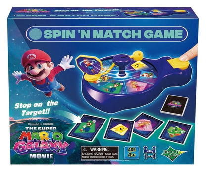 Super Mario-spel Galaxy Movie Spin'n Match