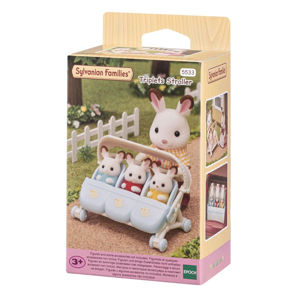 Sylvanian Families: Triplet-kinderwagen