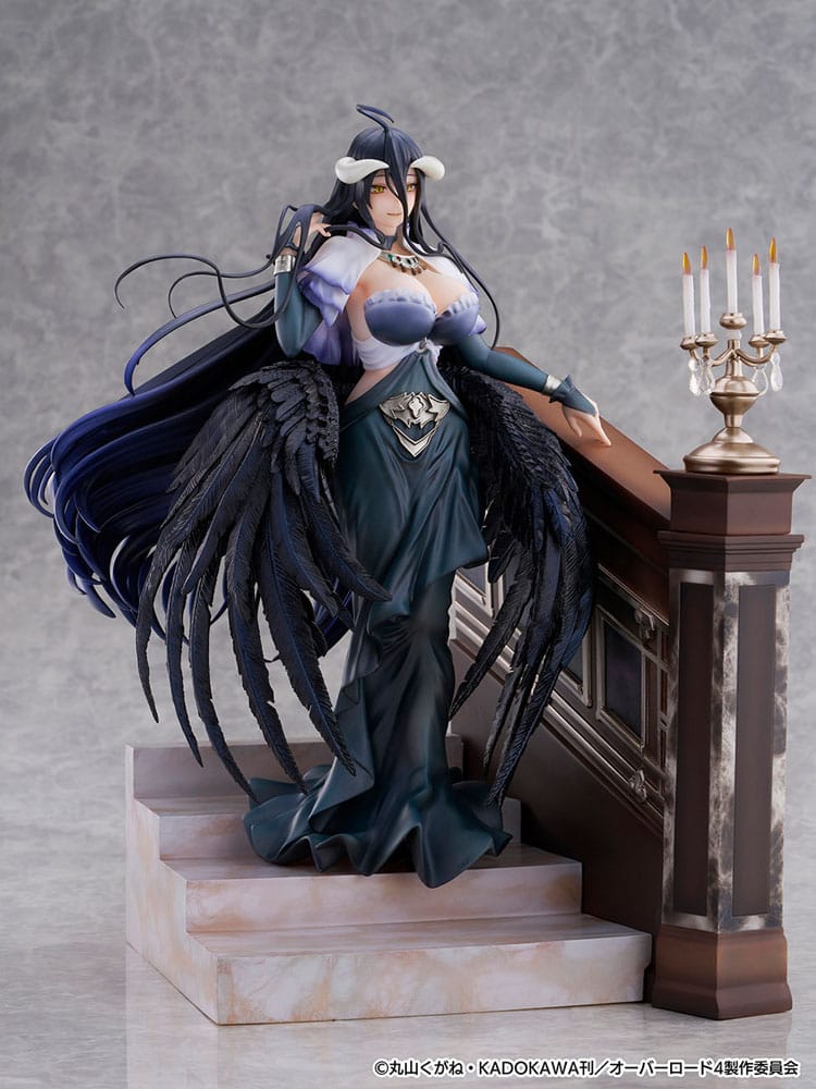 Overlord Shibuya Scramble Figuur PVC standbeeld 1/7 Albedo Jet Black Dress ver. 28 cm