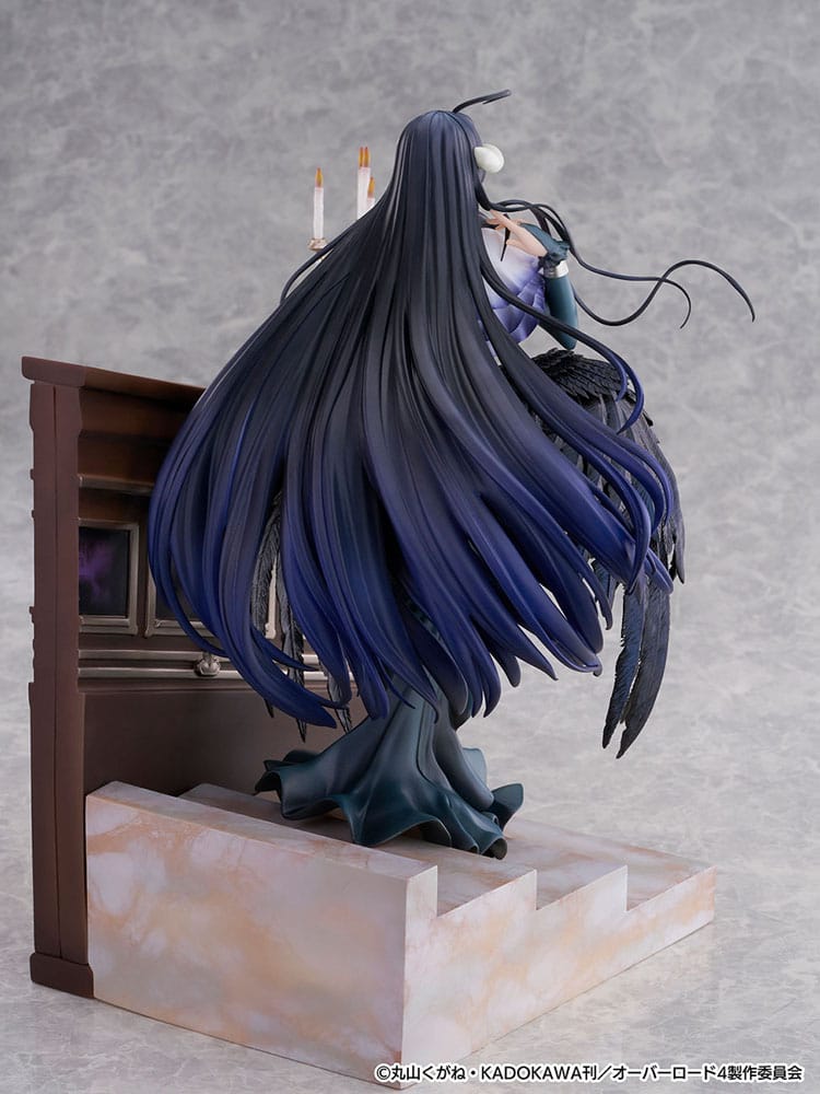 Overlord Shibuya Scramble Figuur PVC standbeeld 1/7 Albedo Jet Black Dress ver. 28 cm