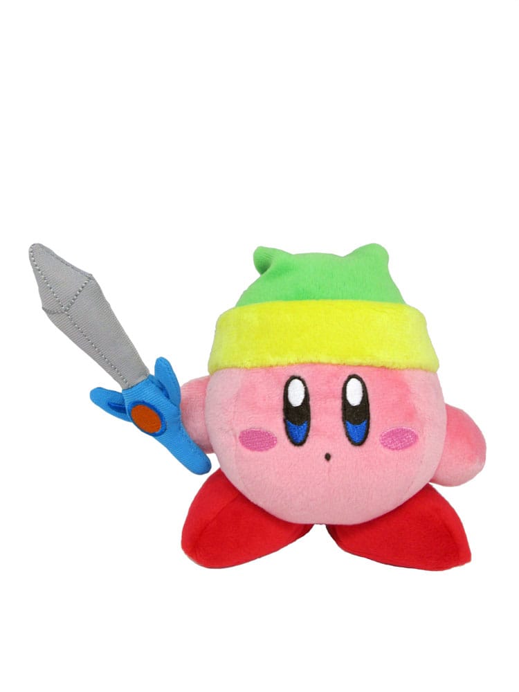 Kirby Pluche Figuur Kirby met Zwaard 12 cm