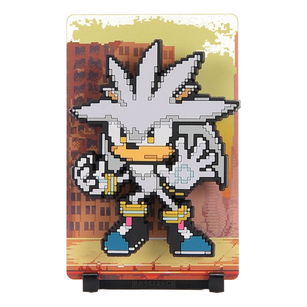 Sonic the Hedgehog (Modern) FiGGYZ magneet verzamelobject zilver 11 cm