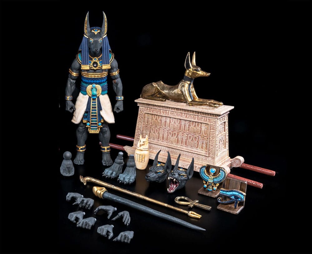 Figura Obscura Actiefiguur Anubis Zwart & Blauw
