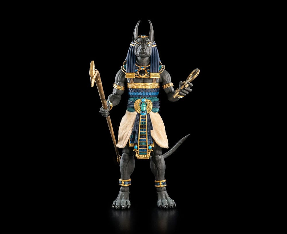 Figura Obscura Actiefiguur Anubis Zwart & Blauw