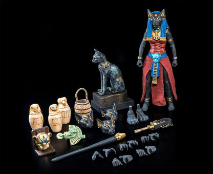 Figura Obscura Actiefiguur Bastet Zwart & Rood