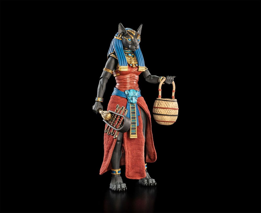 Figura Obscura Actiefiguur Bastet Zwart & Rood