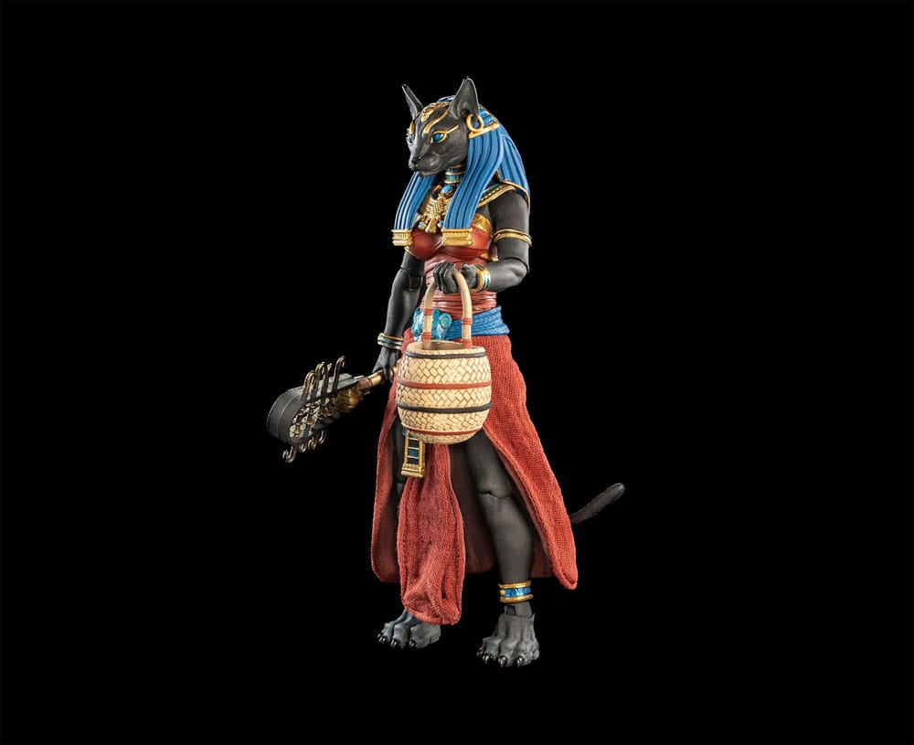 Figura Obscura Actiefiguur Bastet Zwart & Rood