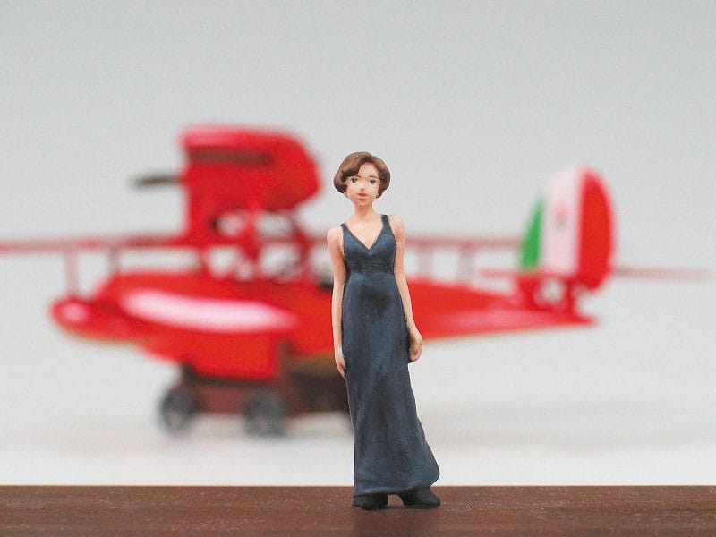Porco Rosso-modelset met figuur 1/48 Savoia S.21F versie 2 en Gina