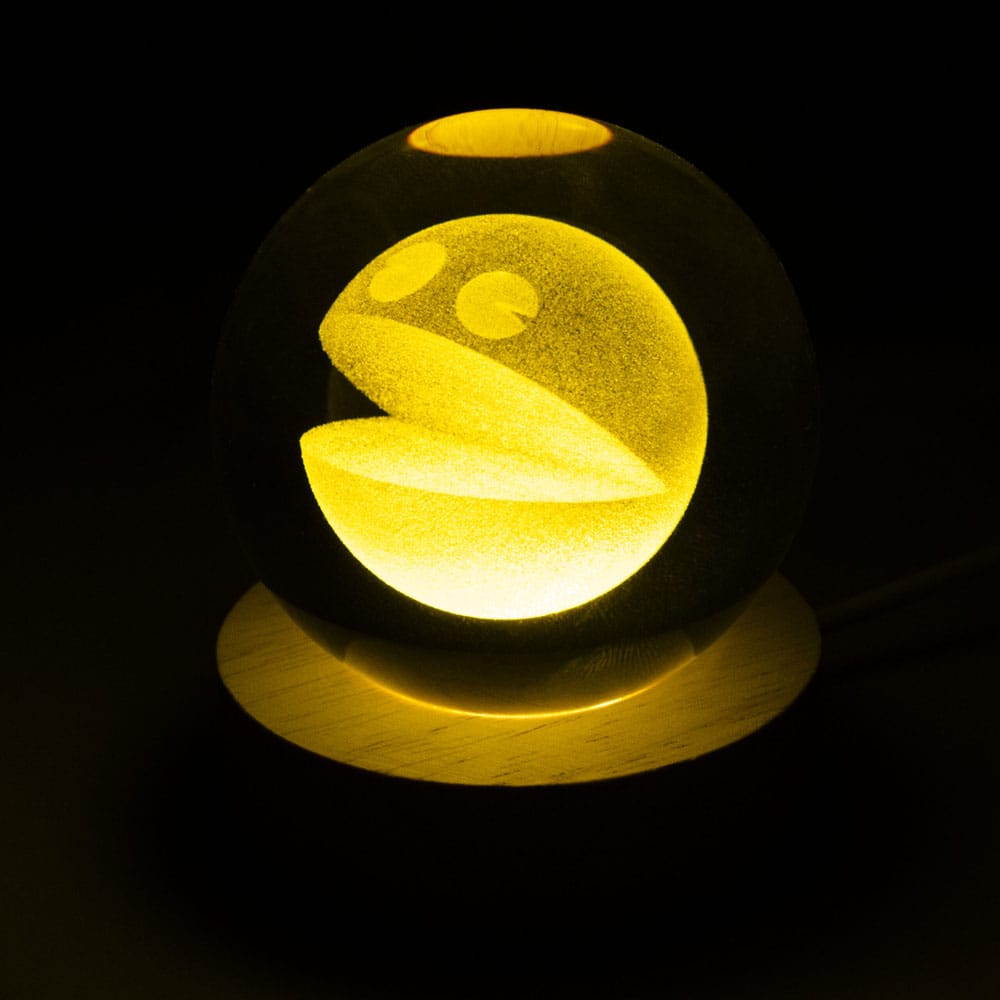 Pac-Man Lamp Kristallen Bol 8 cm