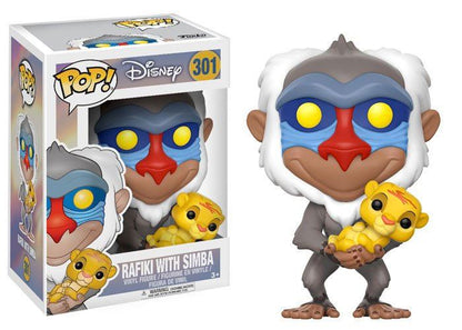 De Leeuwenkoning POP! Disney Vinylfiguur Rafiki & Simba 9 cm