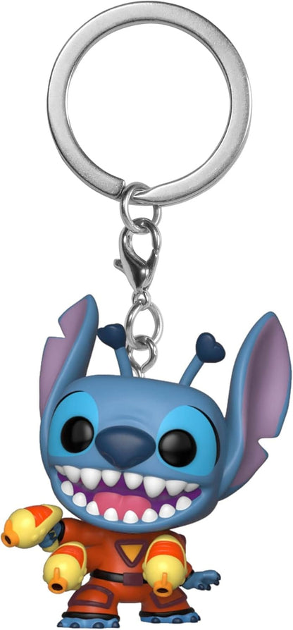 Lilo & Stitch Pop! Vinylsleutelhangers 4 cm steek met blasterweergave (12)