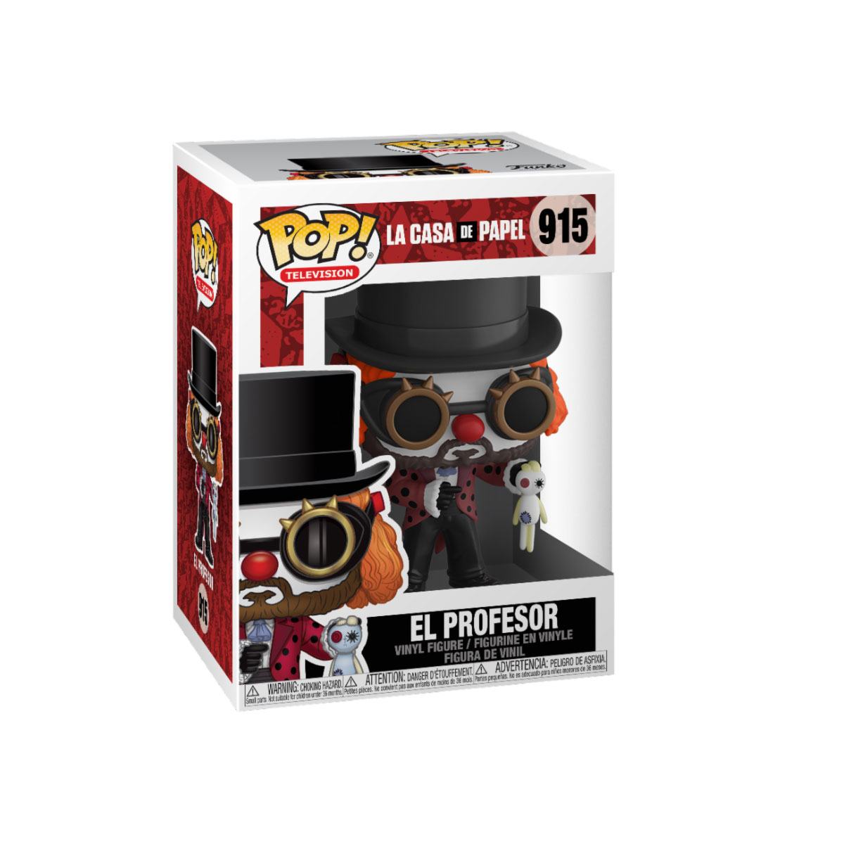 Money Heist Pop! TV vinyl figuur professor o clown 9 cm