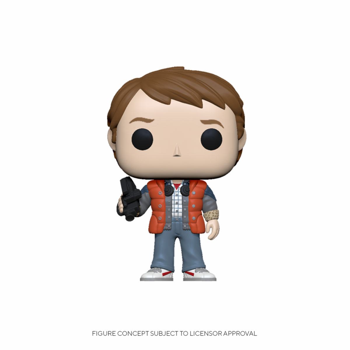 Terug naar de toekomstige pop! Vinyl figuur marty in gezwollen vest 9 cm