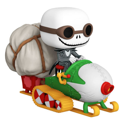 Nachtmerrie voor Kerstmis POP! Rides vinylfiguur Jack met bril en sneeuwscooter 18 cm